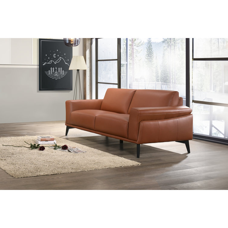 17 Stories 3 Piece Leather Living Room Set & Reviews Wayfair